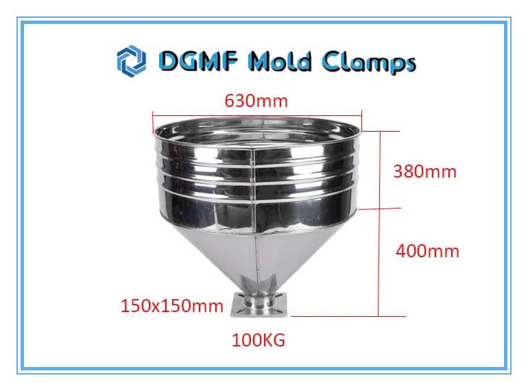 DGMF Mold Clamps Co., Ltd - 100KG Hopper Loader Hopper Feeder for Injection Molding Machine
