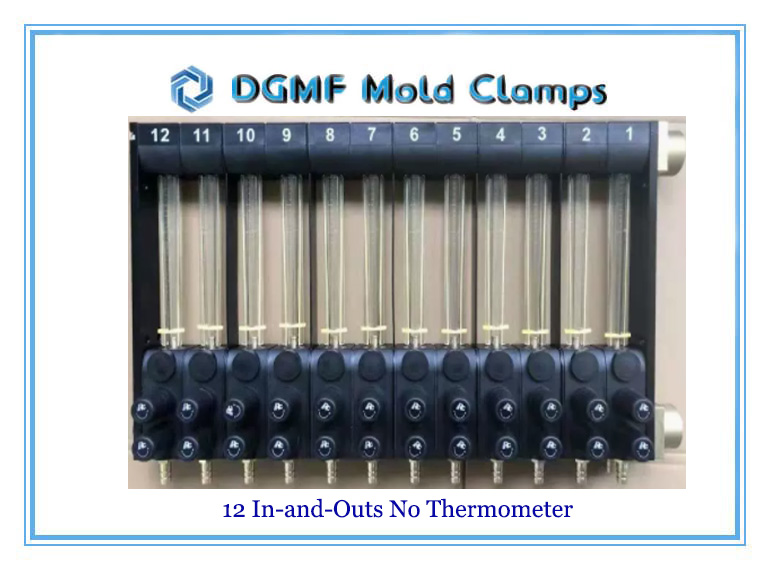 DGMF Mold Clamps Co., Ltd - 12 In-and-Outs No Thermometer 30L Water Flow Regulator