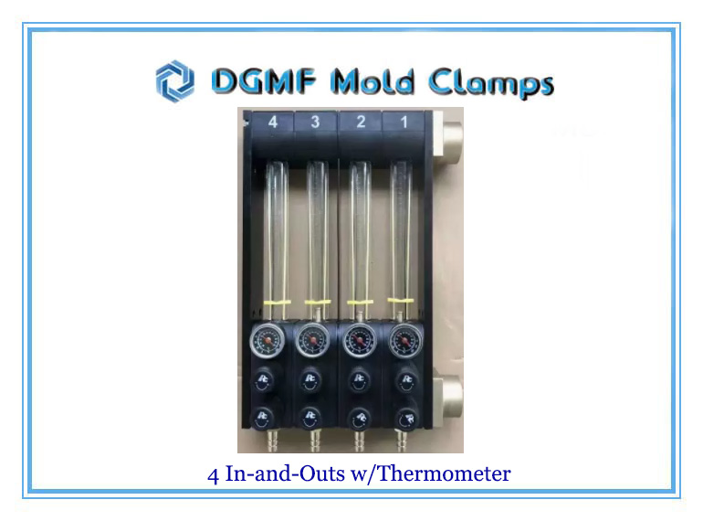 DGMF Mold Clamps Co., Ltd - 4 In-and-Outs With A Thermometer 30L Water Flow Regulator