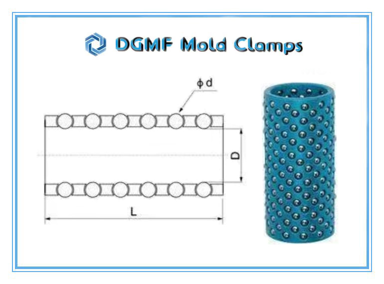 DGMF Mold Clamps Co., Ltd - ALS Series Aluminum Bushing Ball Cage Bearing Drawing