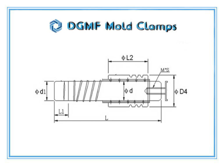 DGMF Mold Clamps Co., Ltd - Ball Bearing Guide Post Sets SRP Series Drawing