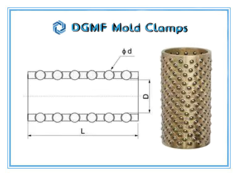 DGMF Mold Clamps Co., Ltd - Bearing Ball Cage Brass Bushing Drawing