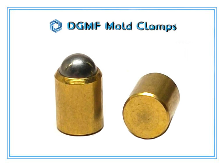 DGMF Mold Clamps Co., Ltd - Brass Spring Plunger Smooth Version, With Ball, No-Collar