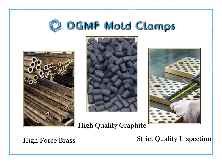 DGMF Mold Clamps Co., Ltd - Bronze Self-Lubricating Wear Plate Features