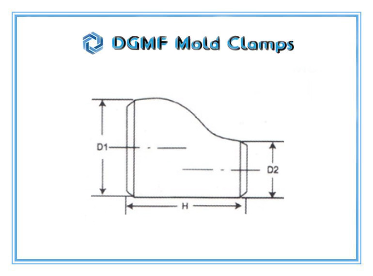 DGMF Mold Clamps Co., Ltd - Butt Weld Seamless Eccentric Reducer Drawing