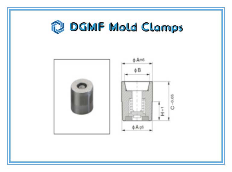 DGMF Mold Clamps Co., Ltd - Cumsa Standard DGMF Air Poppet Valve Drawing