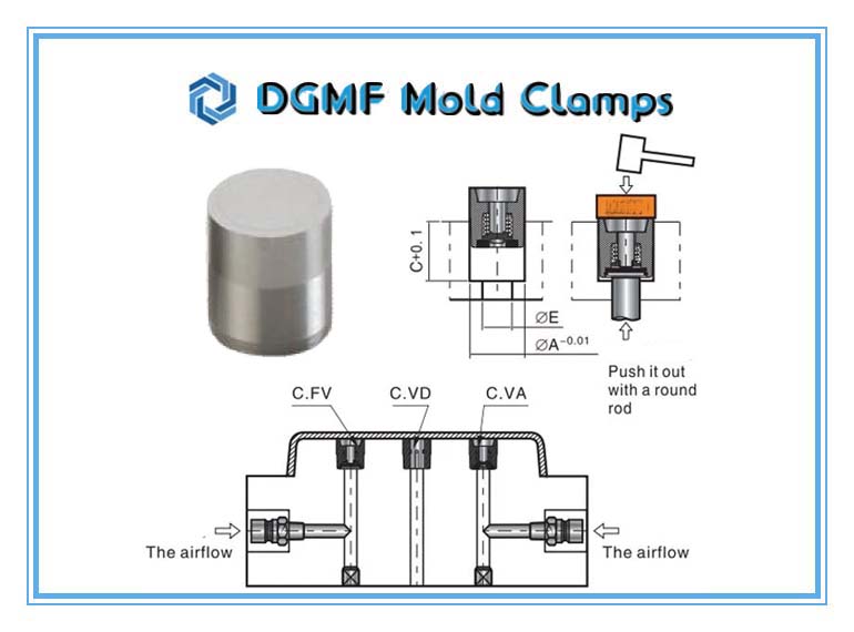 DGMF Mold Clamps Co., Ltd - Cumsa Standard DGMF Air Poppet Valve Installation Guidelines