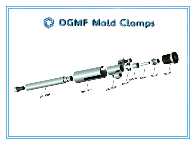 DGMF Mold Clamps Co., Ltd - DKL Internal Round Latch Lock Unit Breakdown