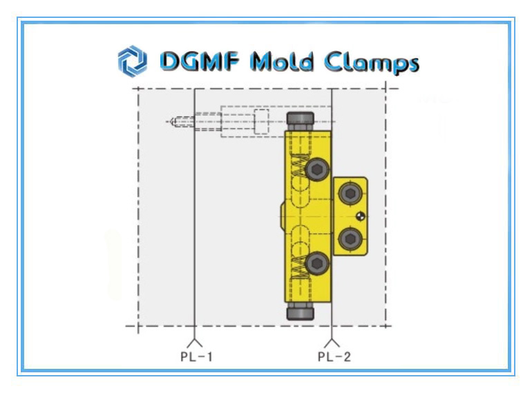 DGMF Mold Clamps Co., Ltd - DTP-08 Latch Lock Device Installation Instructions