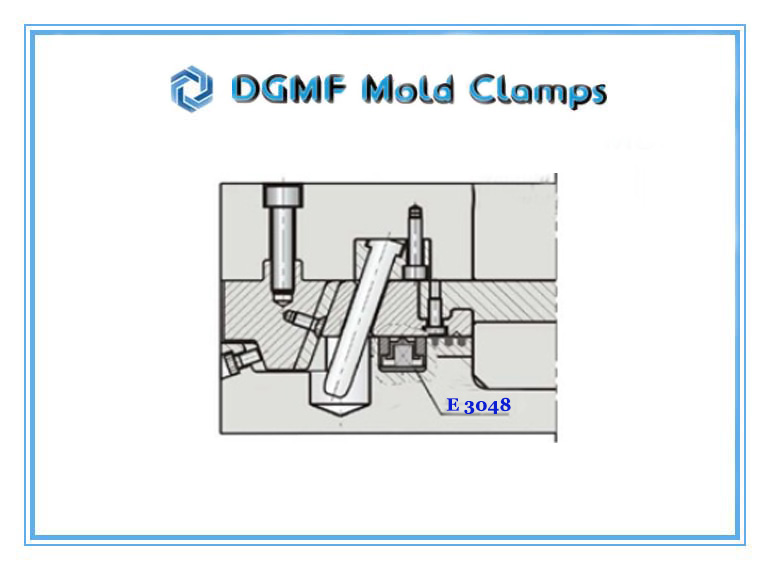 DGMF Mold Clamps Co., Ltd - E3048 Slide Stopper Device With A Flat Body Installation