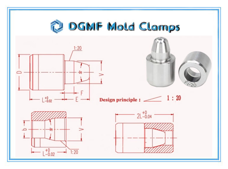 DGMF Mold Clamps Co., Ltd - F2 Interlocks Leader Pins For Rubber Mold Drawing