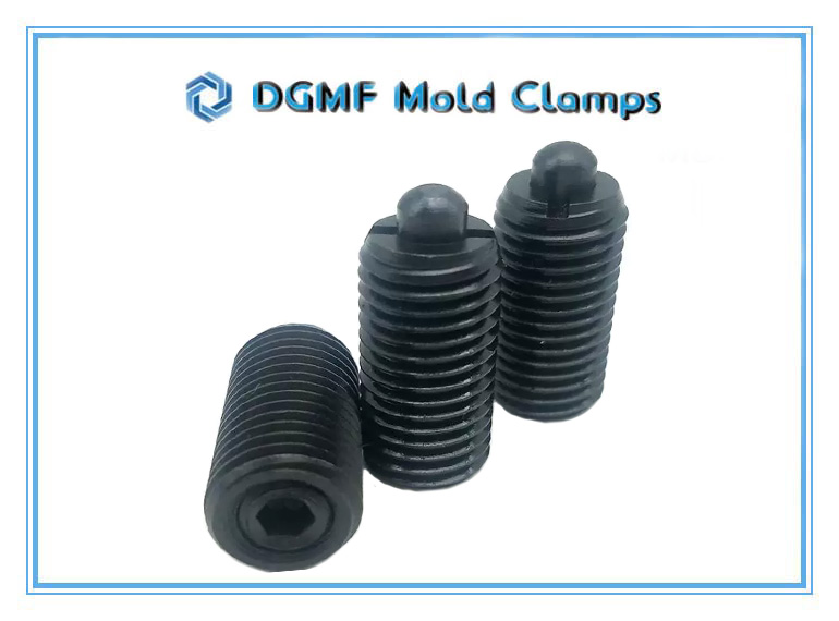 DGMF Mold Clamps Co., Ltd - GN616 Spring Plunger, with Bolt, Steel, Blackened