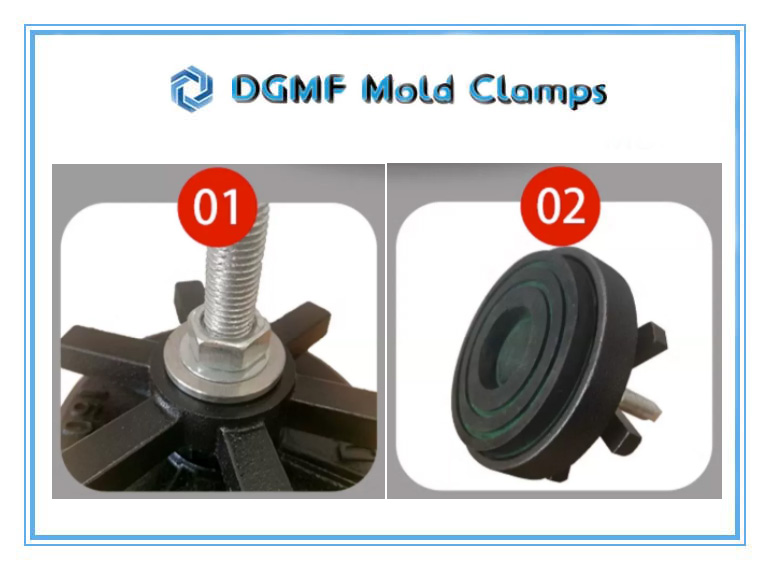 DGMF Mold Clamps Co., Ltd - Heavy-duty Anti-vibration Adjustable Machine Leveling Pad Features