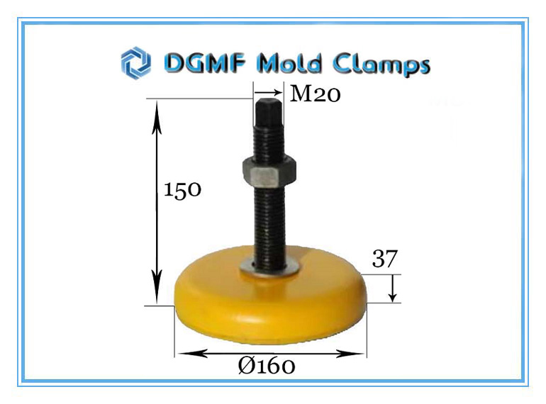 DGMF Mold Clamps Co., Ltd - Heavy-duty CNC Machine Leveling Pad DGMF-Mold-Clamps-MLP160 Size