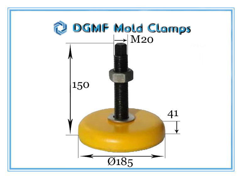 DGMF Mold Clamps Co., Ltd - Heavy-duty CNC Machine Leveling Pad DGMF-Mold-Clamps-MLP185 Size