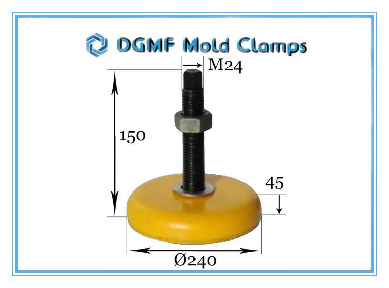 DGMF Mold Clamps Co., Ltd - Heavy-duty CNC Machine Leveling Pad DGMF-Mold-Clamps-MLP240 Size