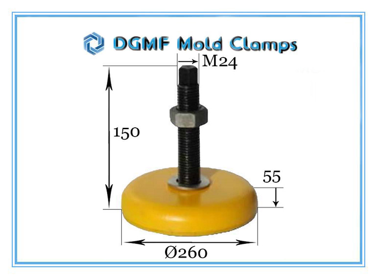 DGMF Mold Clamps Co., Ltd - Heavy-duty CNC Machine Leveling Pad DGMF-Mold-Clamps-MLP260 Size