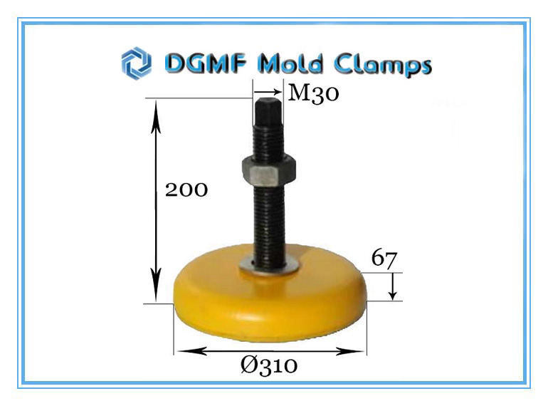 DGMF Mold Clamps Co., Ltd - Heavy-duty CNC Machine Leveling Pad DGMF-Mold-Clamps-MLP310 Size