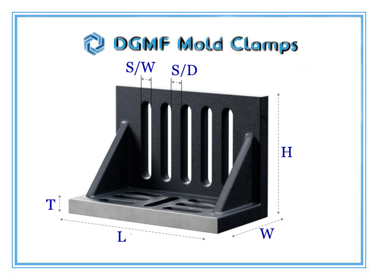 DGMF Mold Clamps Co., Ltd - High-Precision Cast Iron Angle Plate Drawing