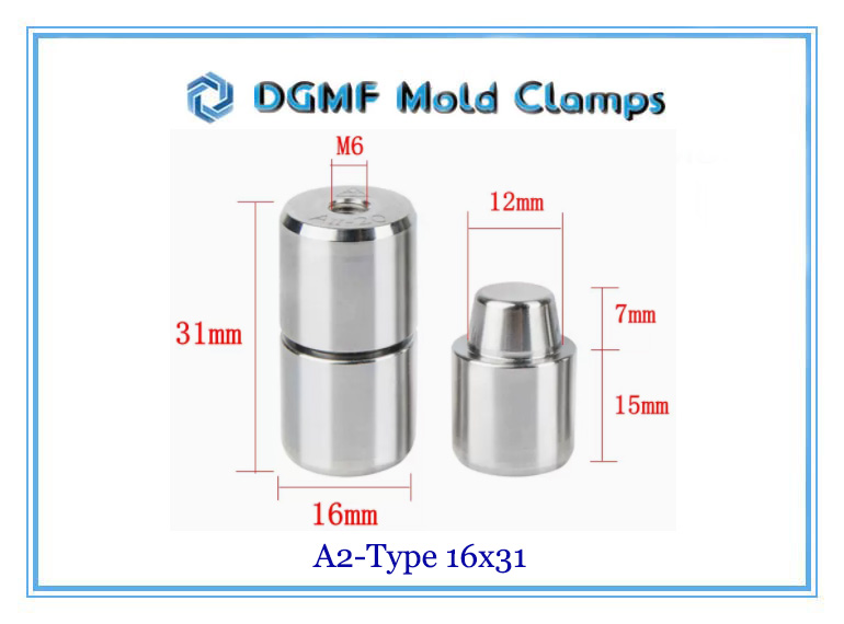 DGMF Mold Clamps Co., Ltd - High-Precision Tapered Interlock (Round) A2-Type 16x31 Size