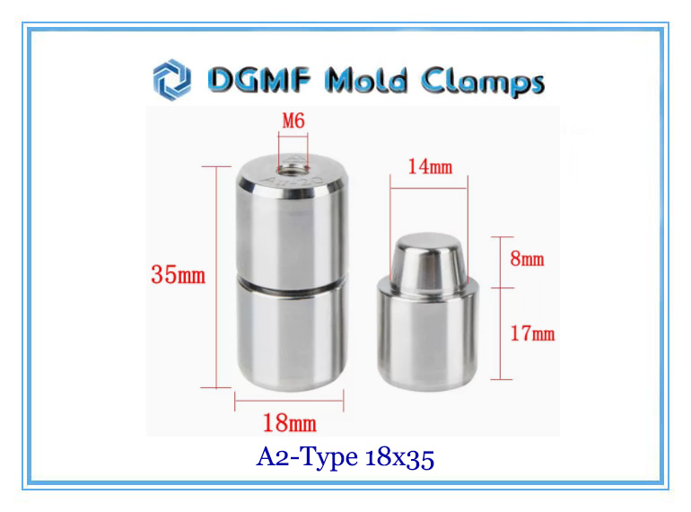 DGMF Mold Clamps Co., Ltd - High-Precision Tapered Interlock (Round) A2-Type 18x35 Size