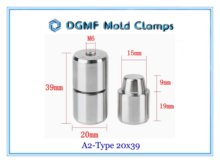 DGMF Mold Clamps Co., Ltd - High-Precision Tapered Interlock (Round) A2-Type 20x39 Size