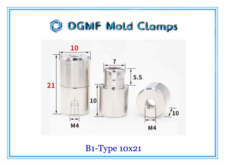 DGMF Mold Clamps Co., Ltd - High-precision Round Tapered Interlock B1-10x21 Size