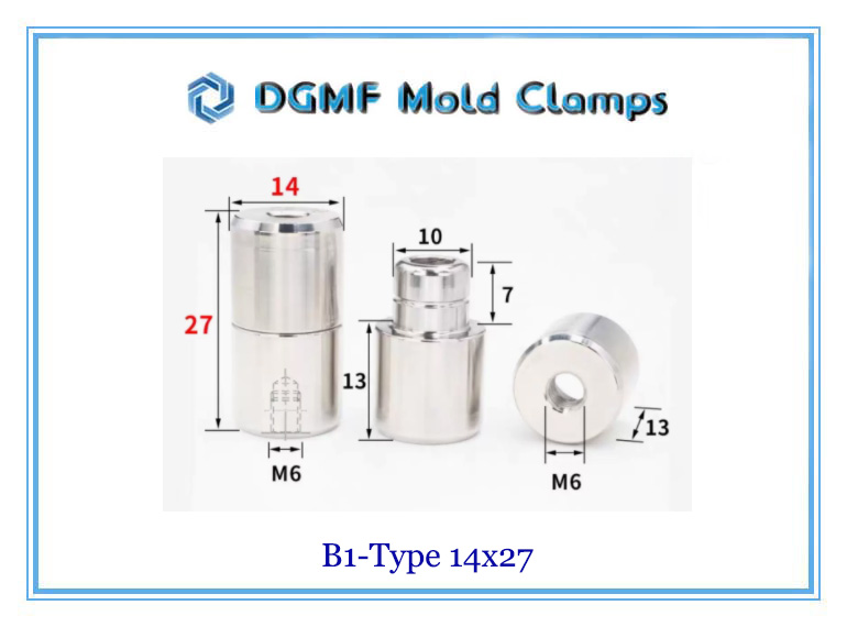 DGMF Mold Clamps Co., Ltd - High-precision Round Tapered Interlock B1-14x27 Size