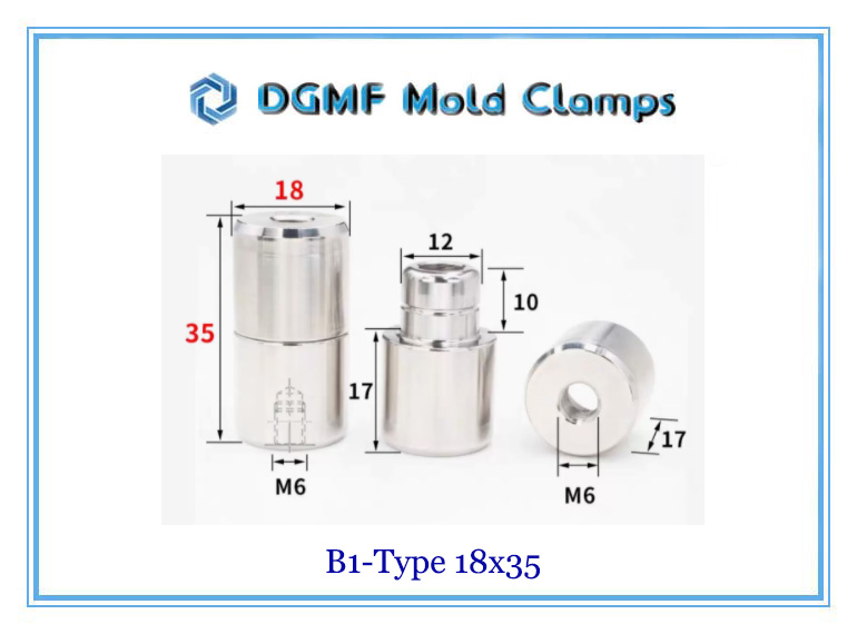 DGMF Mold Clamps Co., Ltd - High-precision Round Tapered Interlock B1-18x35 Size