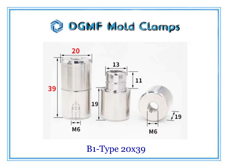 DGMF Mold Clamps Co., Ltd - High-precision Round Tapered Interlock B1-20x39 Size