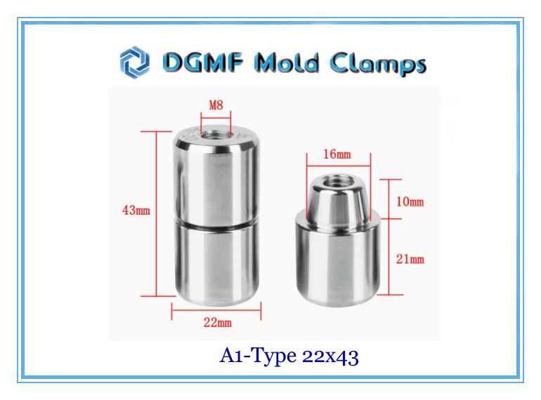 DGMF Mold Clamps Co., Ltd - High-precision Round Tapered Interlocks A1-22x43 Size