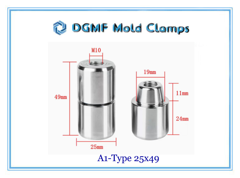 DGMF Mold Clamps Co., Ltd - High-precision Round Tapered Interlocks A1-25x49 Size