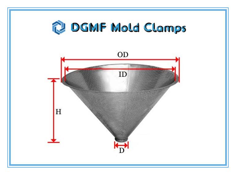 DGMF Mold Clamps Co., Ltd - Hot Air Hopper Dryer Down Screen Separator Drawing