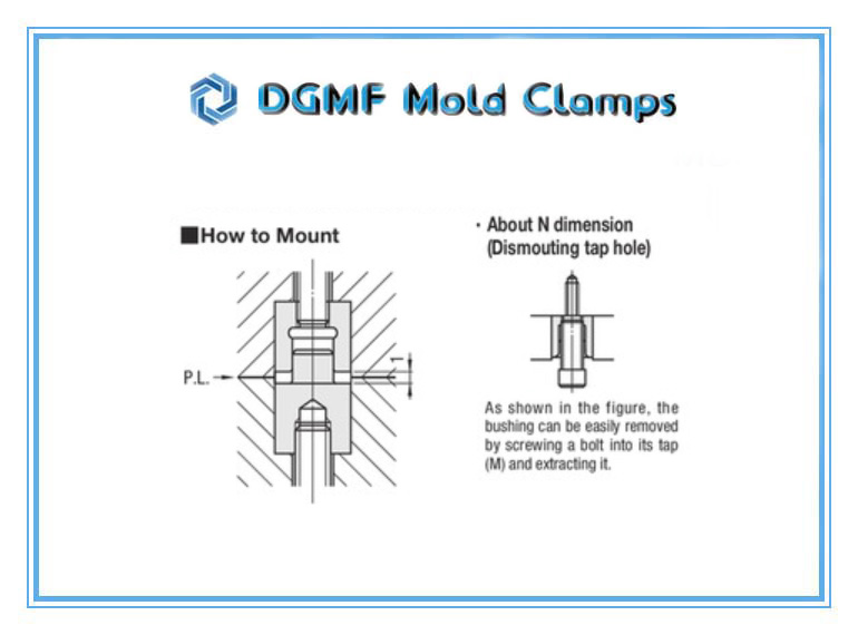 DGMF Mold Clamps Co., Ltd - How to Mount Positioning Straight Pin Sets TPNF Taper Interlocks