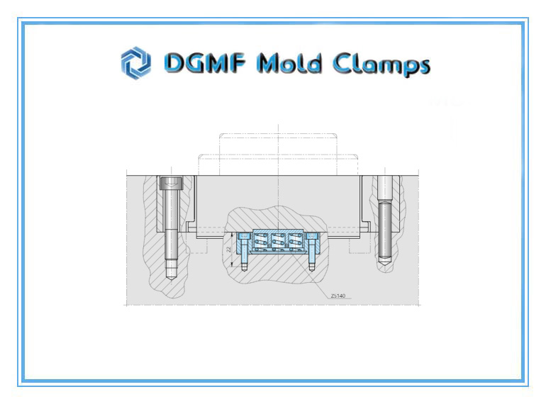 DGMF Mold Clamps Co., Ltd - Injection Mold Component Z5140 Slide Holding Device Installation