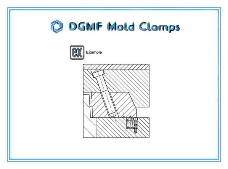 DGMF Mold Clamps Co., Ltd - Injection Mold Components SLLK-16 SLLK-20 Slide Lock Installation