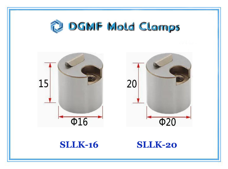 DGMF Mold Clamps Co., Ltd - Injection Mold Components SLLK-16 SLLK-20 Slide Lock Size