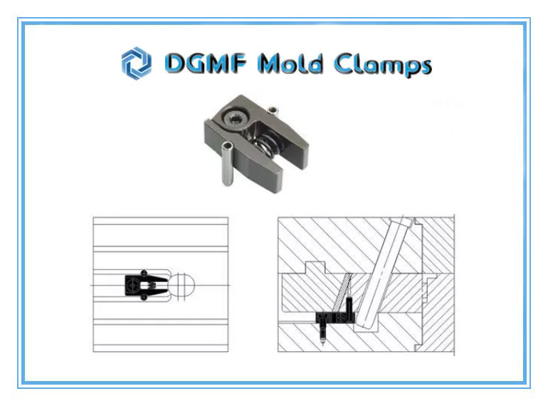 DGMF Mold Clamps Co., Ltd - Injection Mold Slide Device Z189 Slide Retainer Installation