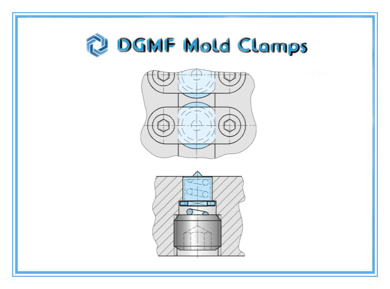 DGMF Mold Clamps Co., Ltd - Injection Molding Component Slide Retainer Z5133 Z5134 Slide Retainer Holding Device Working