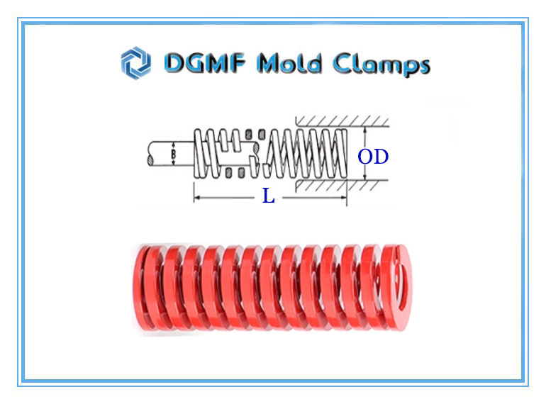 DGMF Mold Clamps Co., Ltd - JIS Medium Load Coil Spring Drawing