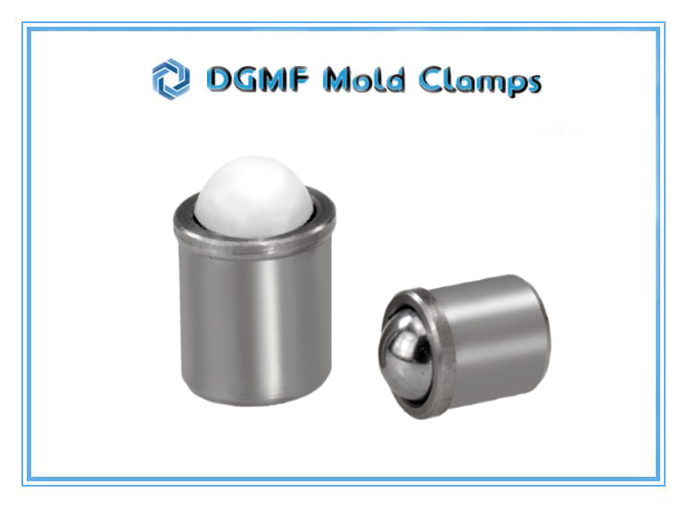 DGMF Mold Clamps Co., Ltd - K0333 SPRING PLUNGER SPRING FORCE, SMOOTH VERSION WITH SS OR POM PIN