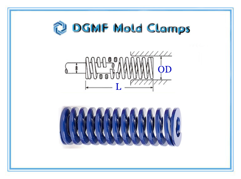 DGMF Mold Clamps Co., Ltd - Light Duty Die Spring Light Load Mold Spring Drawing