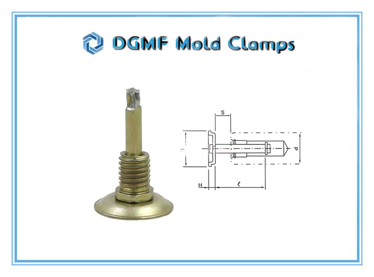 DGMF Mold Clamps Co., Ltd - Movable, Changeable Height Ball Cage Stopper Drawing