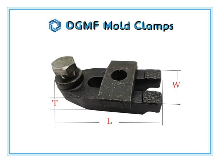 DGMF Mold Clamps Co., Ltd - Open-toe U Clamp Draft Drawing