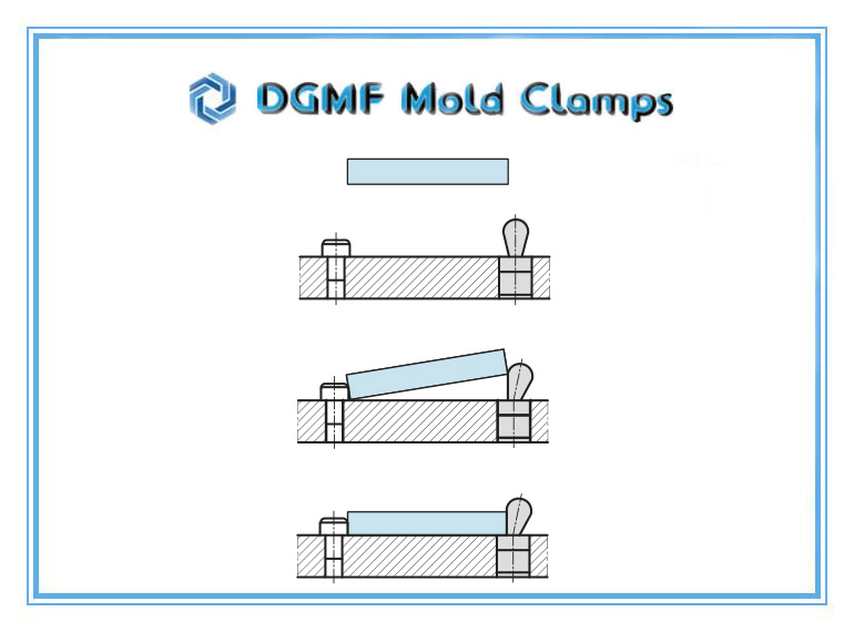 DGMF Mold Clamps Co., Ltd - PT55 PT56 Spring Locating Pins Use Example Installations