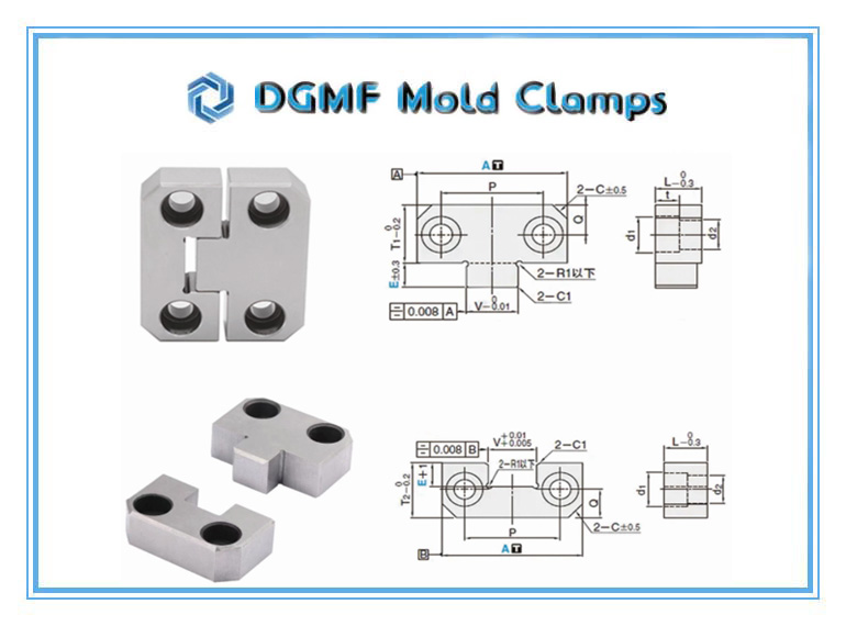 DGMF Mold Clamps Co., Ltd - Parting Line Positioning Component Side Lock Drawing