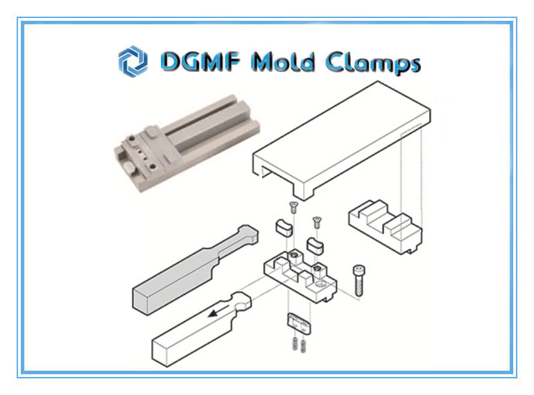 DGMF Mold Clamps Co., Ltd - Plastic Injection Mold Latch Lock Z4 Product Breakdown Drawing