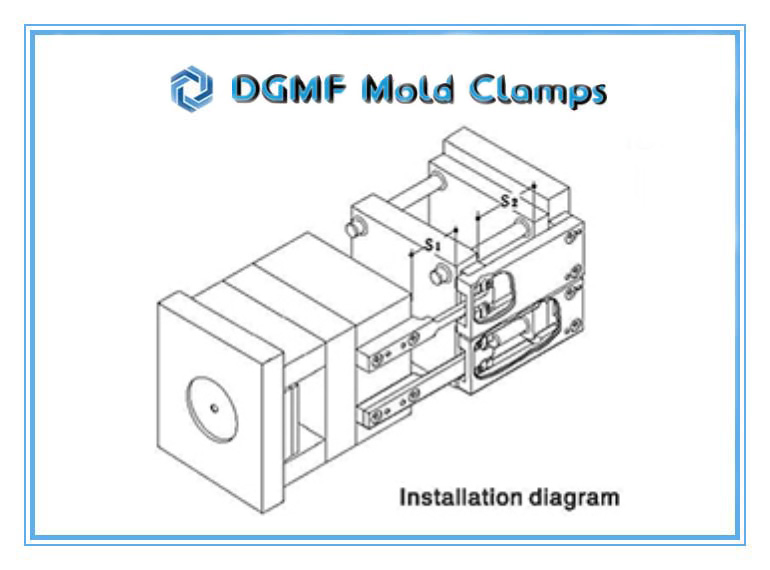 DGMF Mold Clamps Co., Ltd - Plastic Injection Mold Latch Lock Z6 Installation