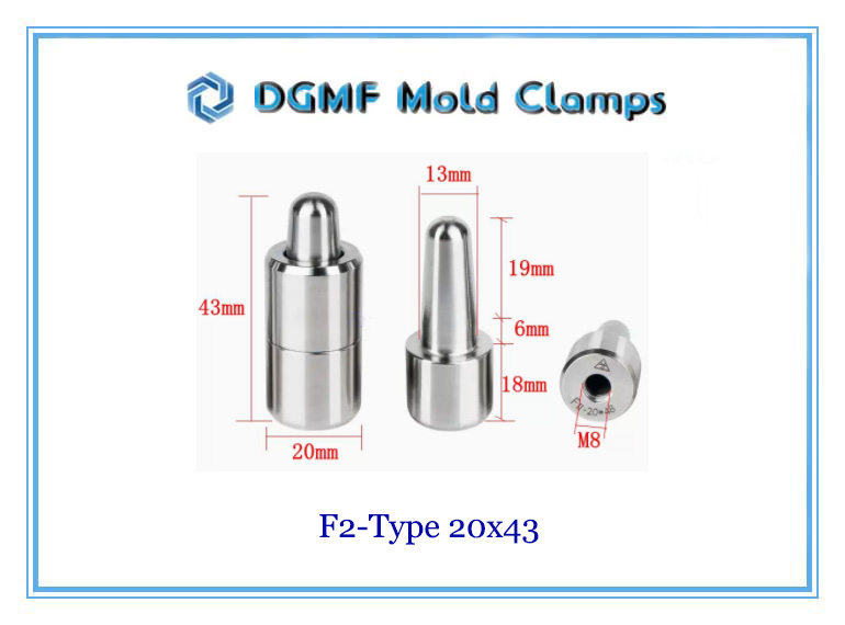 DGMF Mold Clamps Co., Ltd - Rubber Molding Taper Leader Pin Set F2-Type 20x43 Size