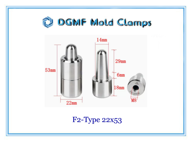 DGMF Mold Clamps Co., Ltd - Rubber Molding Taper Leader Pin Set F2-Type 22x53 Size